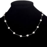 necklace collier femme collares statement Multilayer choker statement jewelry women Simulated Pearl necklaces & pendants