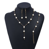 necklace collier femme collares statement Multilayer choker statement jewelry women Simulated Pearl necklaces & pendants