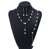 necklace collier femme collares statement Multilayer choker statement jewelry women Simulated Pearl necklaces & pendants